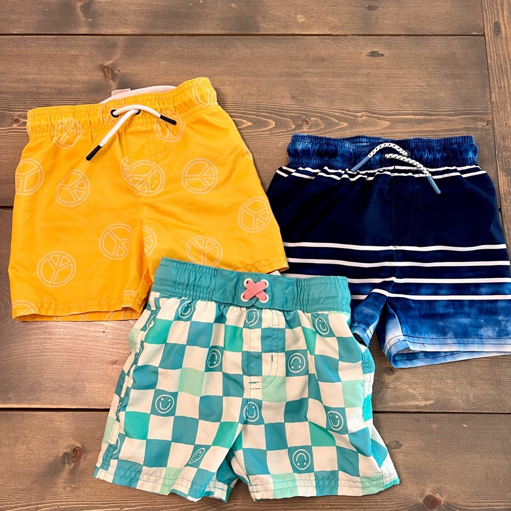 Toddler Boy Swim Trunks Bundle